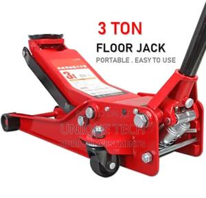 Heavy Duty 3t Floor Jack – Strong Hydraulic System - thumbnail 2