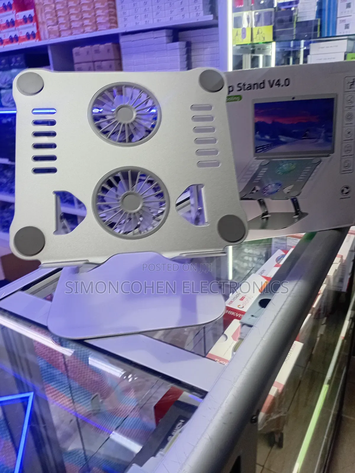 Heavy Duty Aluminum Laptop Stand With Fan