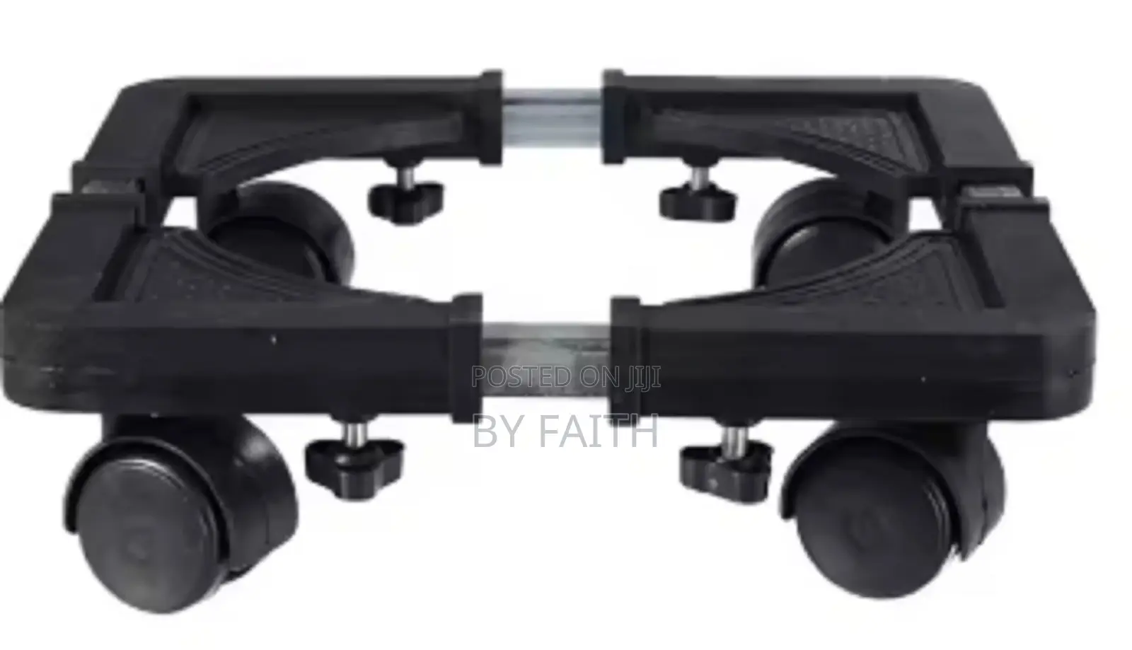 Adjustable Trolley Washing Machine Stand and Fridge Stand Bl