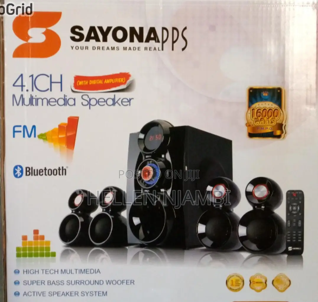 Sayona SHT-1148bt 4.1ch Multimedia Speaker