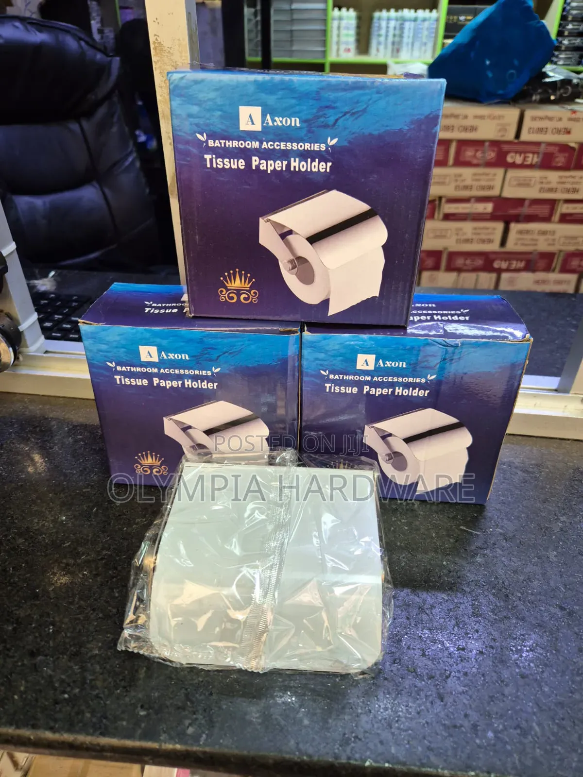 Flap Tissue Holder (Stainless Steel