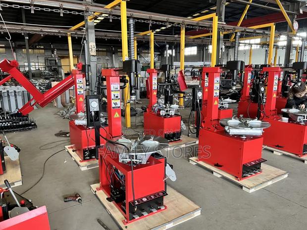 Heavy Duty Electric Tyre Changer Machine Red. - thumbnail 3