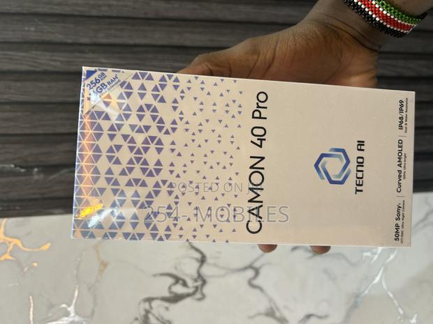 New Tecno Camon 40 Pro 256 GB Black - thumbnail 2