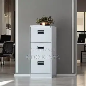 Office Cabinet ; 3-Drawer Vertical Steel Office Cabinet