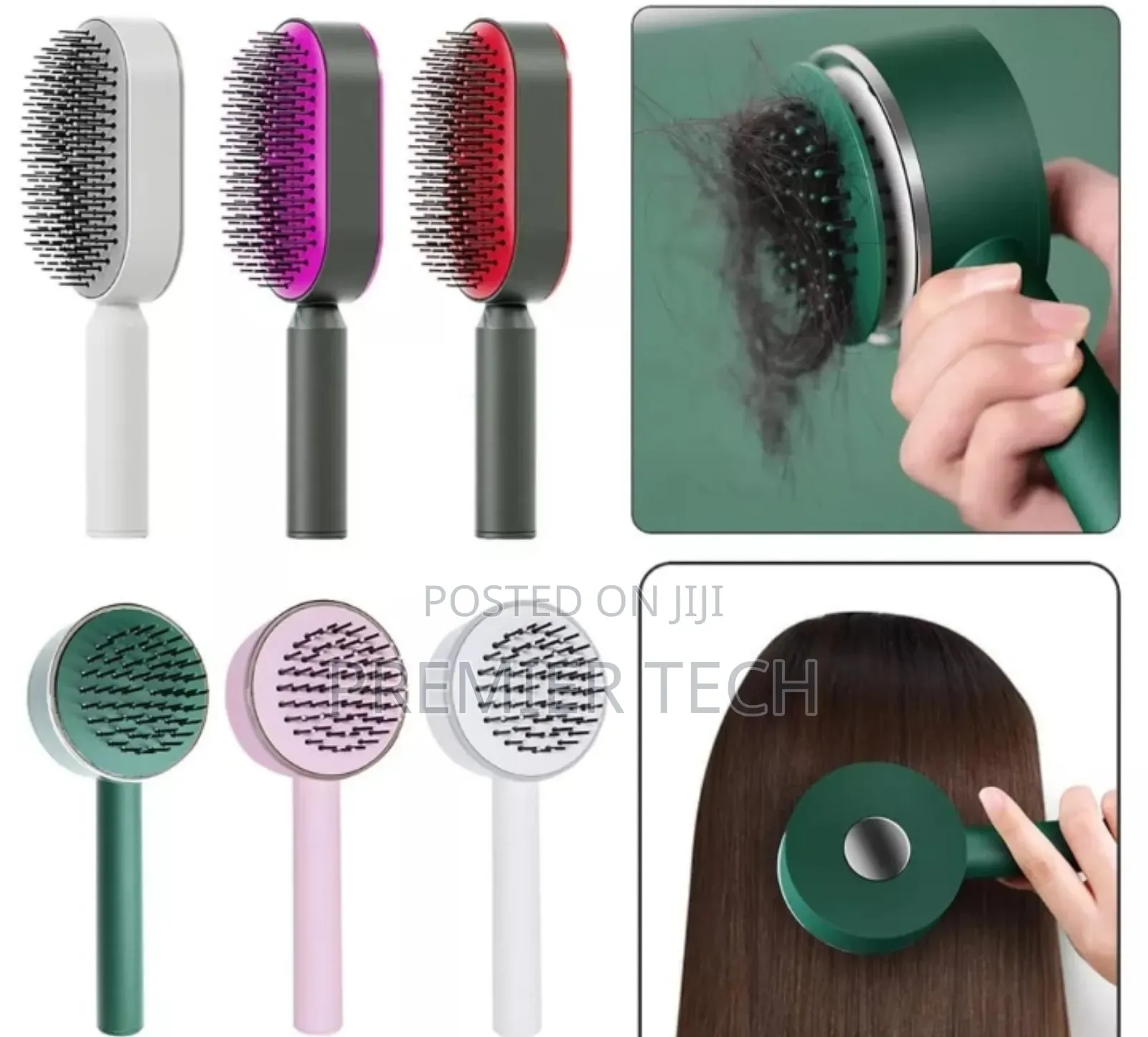 Self Cleaning Massage Comb/ Hair Brush
