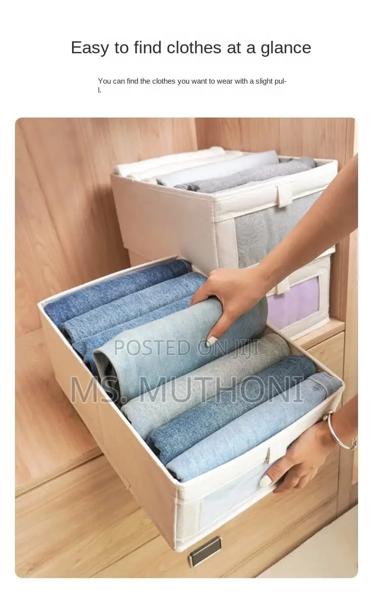Foldable Good Size Wardrobe Storage Organizers*