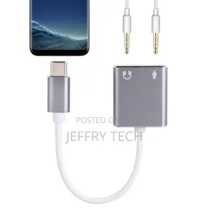Usb-C / Type-C to Jack 3.5mm Earphone Microphone Sound Card