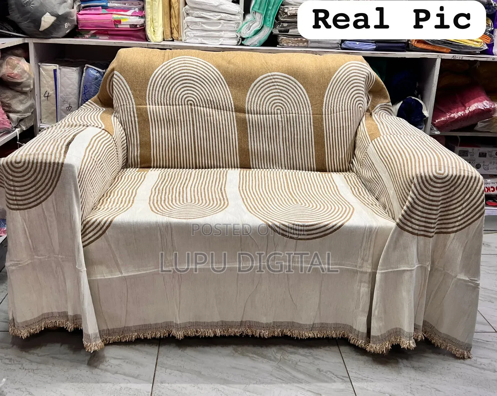 Quality Chenille Cotton Slip Sofa