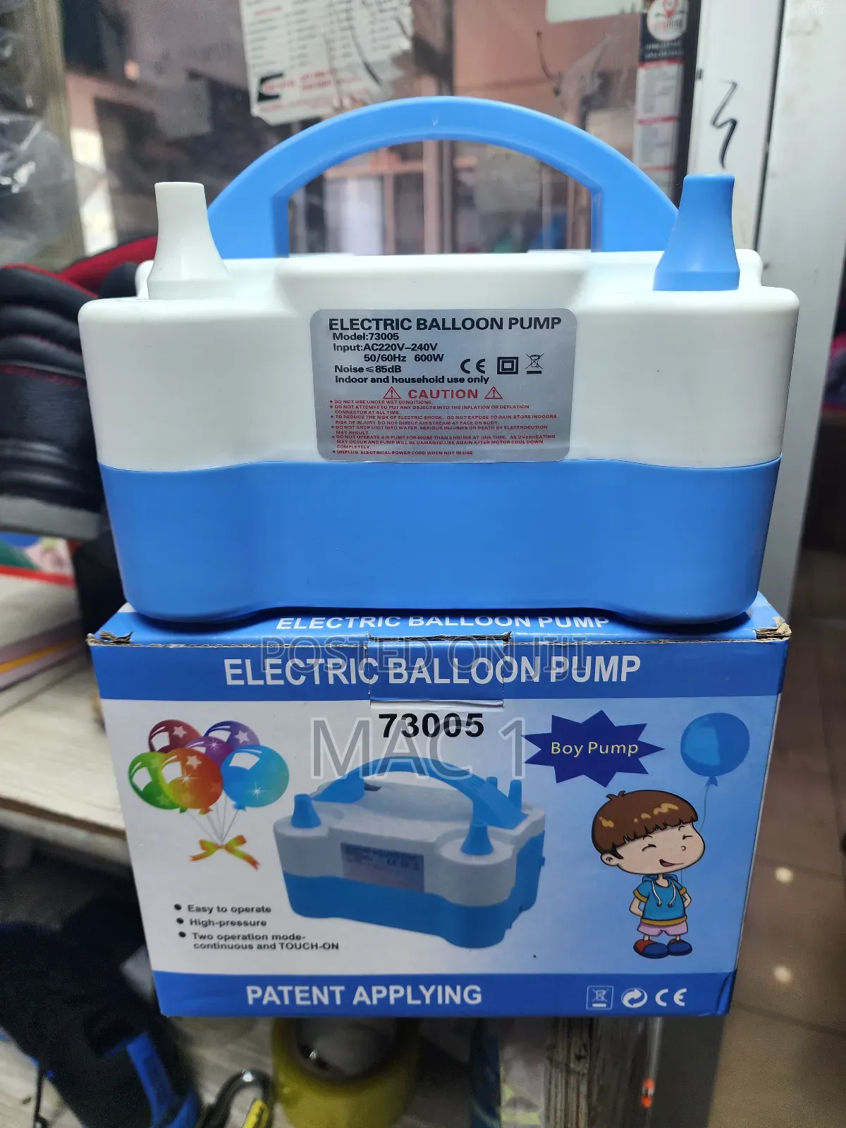 Electric Powerful Balloon Pump 240v