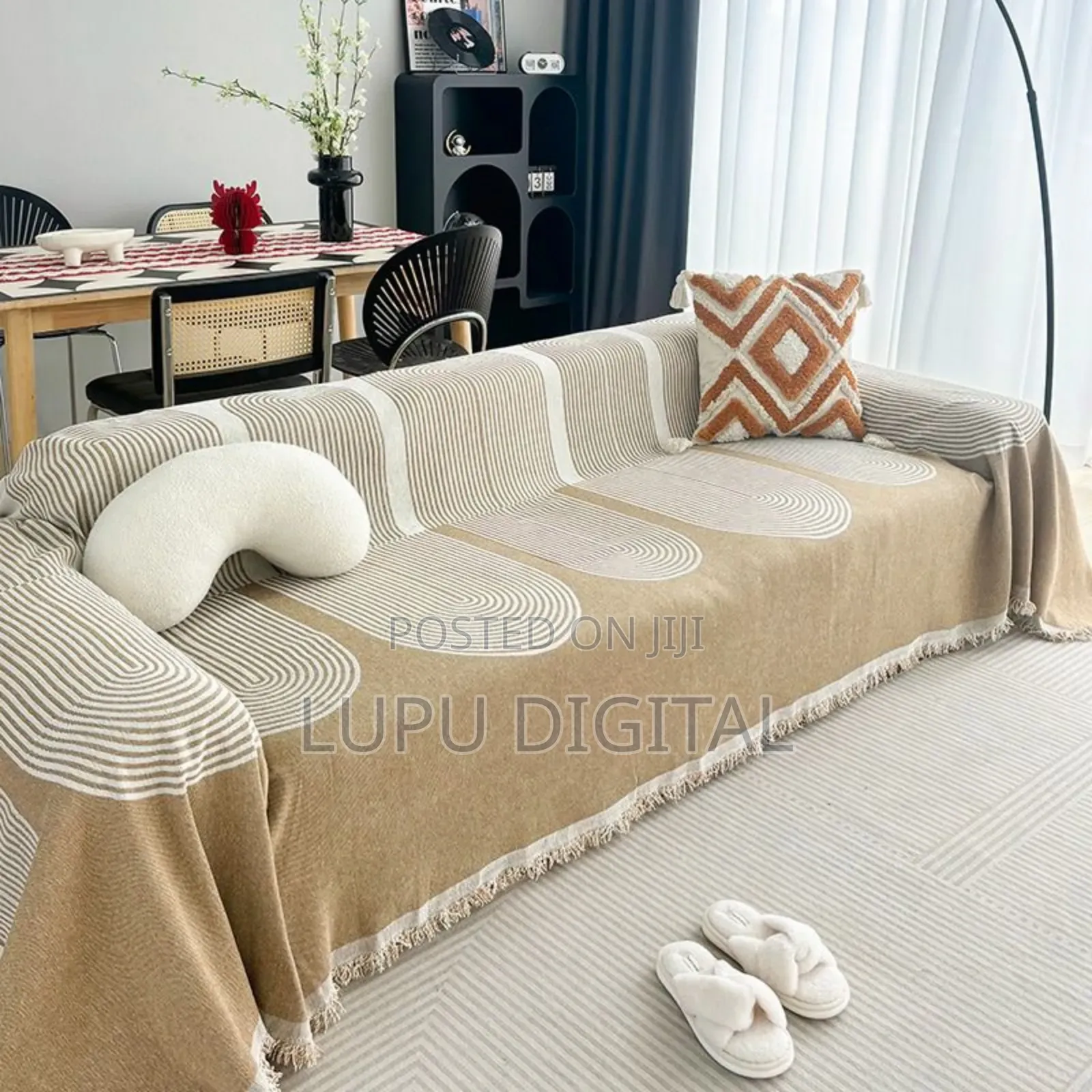 Quality Chenille Cotton Slip Sofa