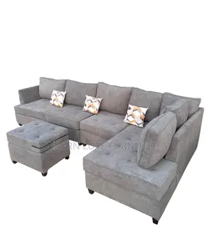 7 Seater L Sofa
