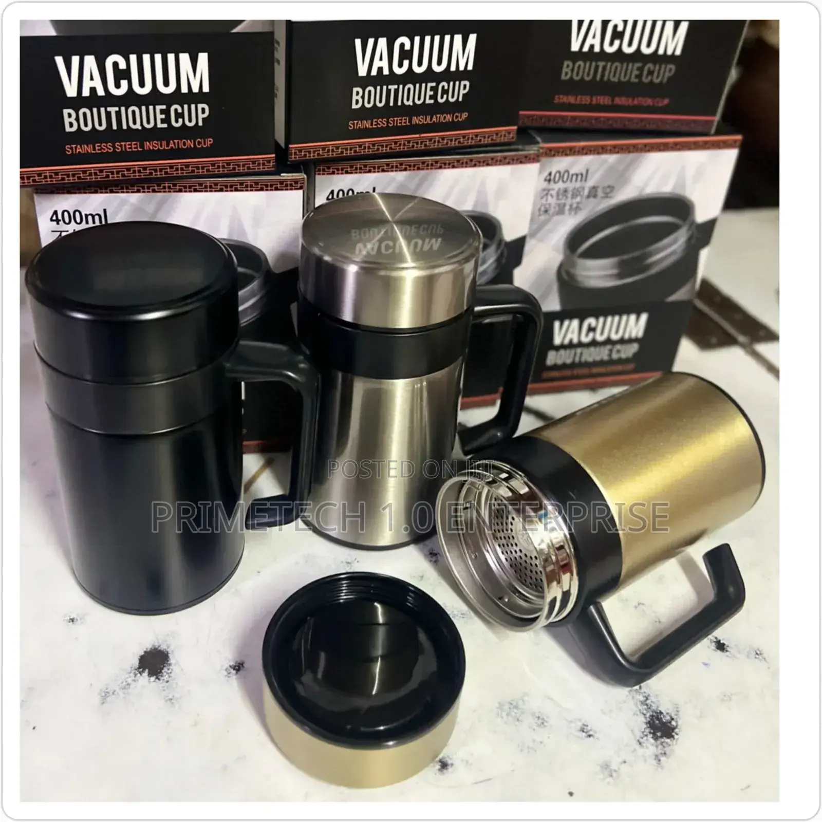 Metallic Insulated Vacuum Cup