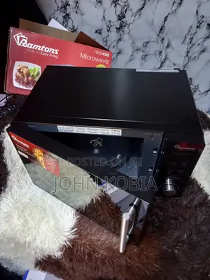 Ramtons 20l Digital Microwave Oven – Black Mirror Finish