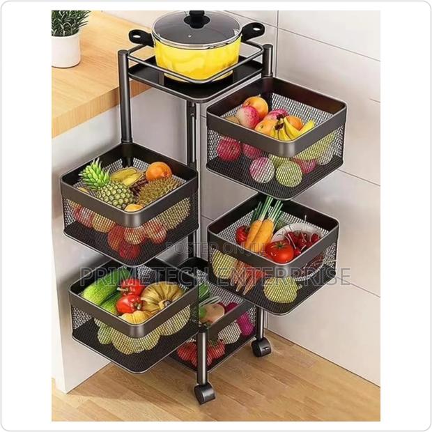 Movable Rotating Square Storage Rack - main view