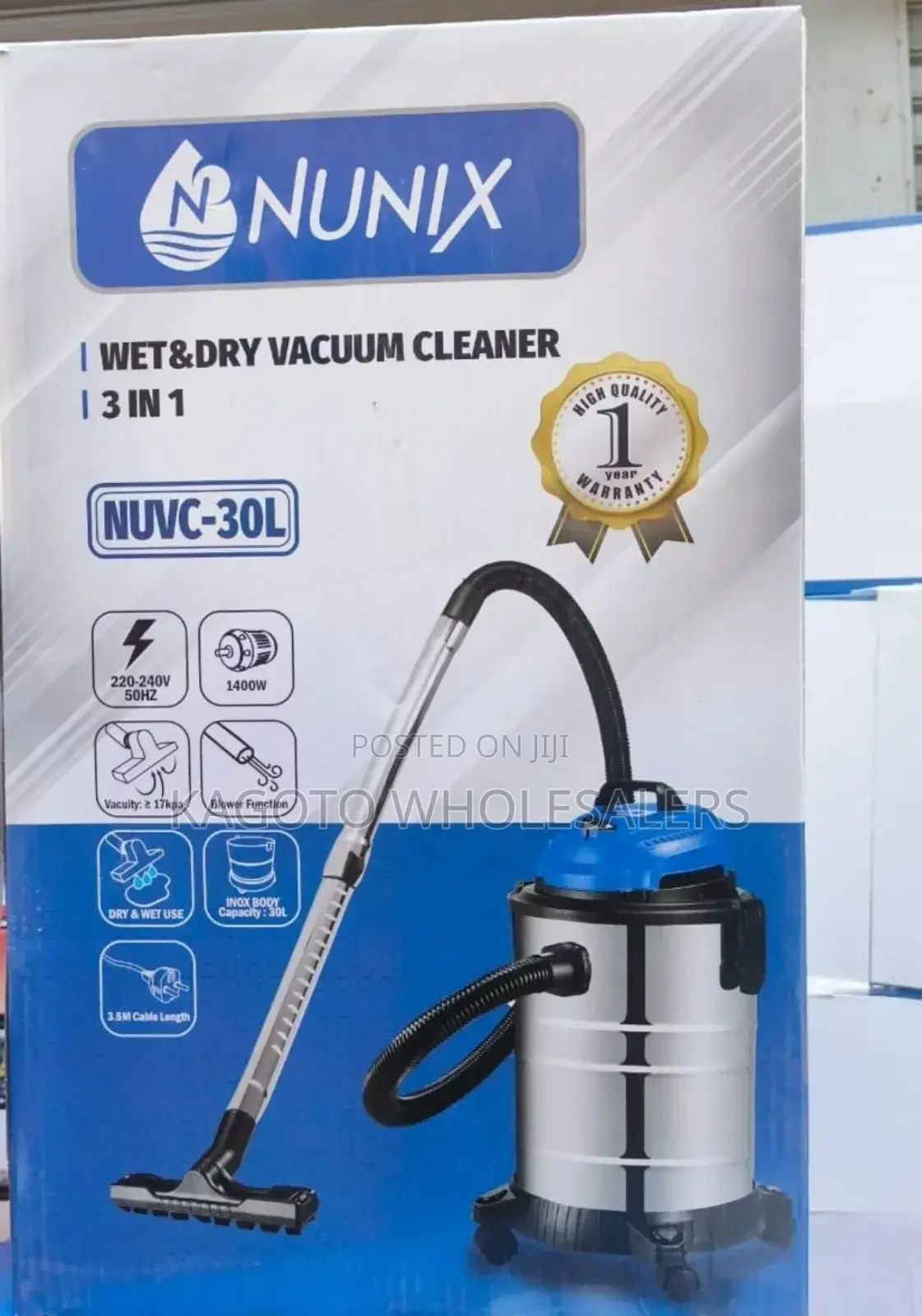30litres Nunix Vacuum Cleaner