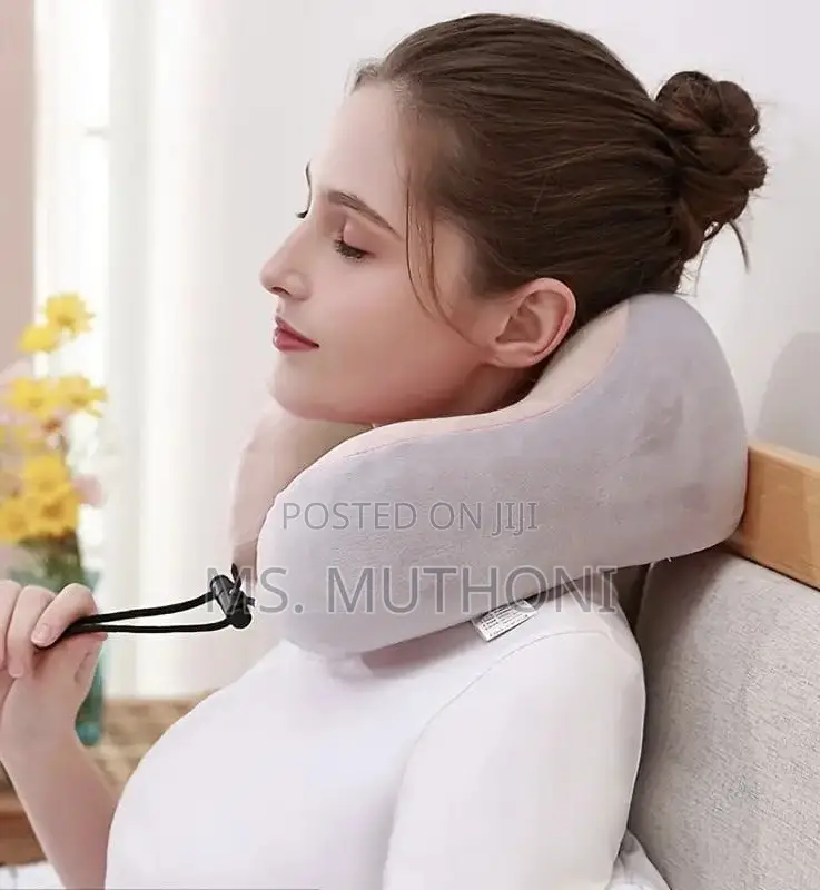 Travel Cervical Vertebra U-Shape Neck Pillow Massager*