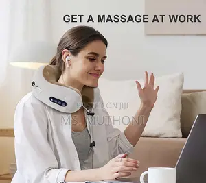 Travel Cervical Vertebra U-Shape Neck Pillow Massager*