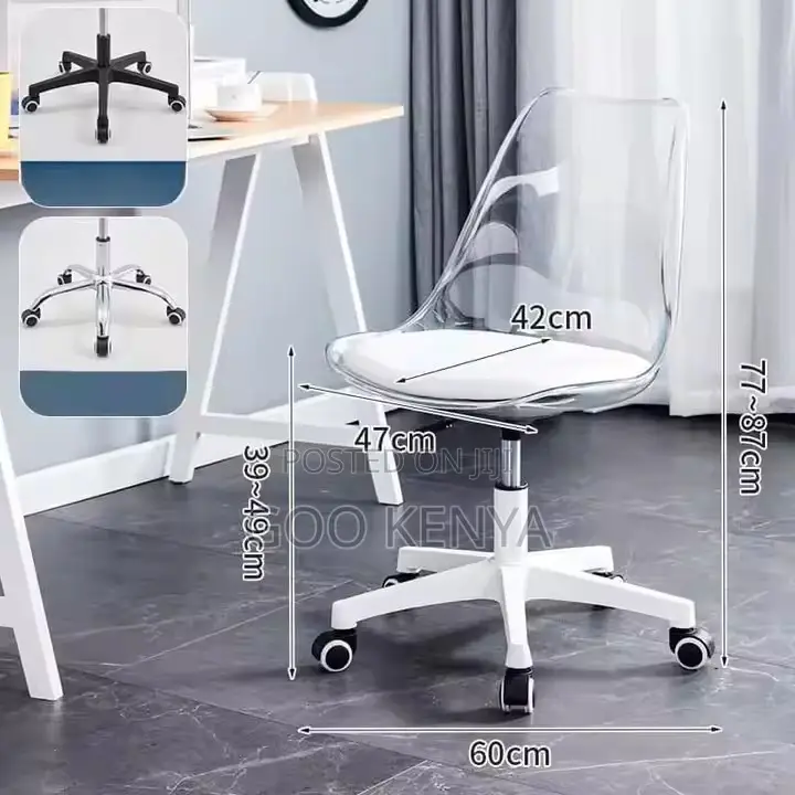 Dining Chair ; Transparent Stool Office Chair