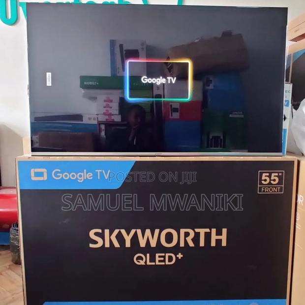 Skyworth 55′′ Qled Uhd Google Tv, Voice Command, Hdr+ New - thumbnail 2