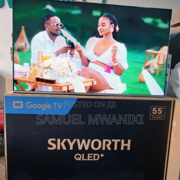 Skyworth 55′′ Qled Uhd Google Tv, Voice Command, Hdr+ New - thumbnail 4