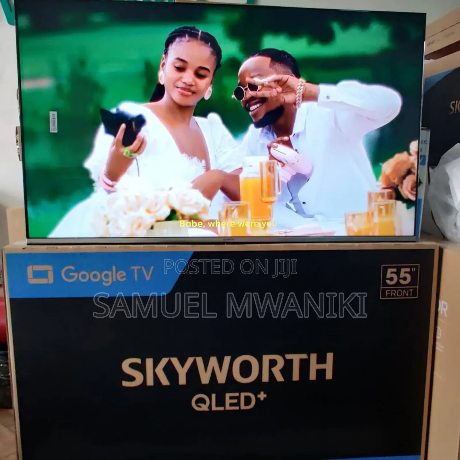 Skyworth 55′′ Qled Uhd Google Tv, Voice Command, Hdr+ New