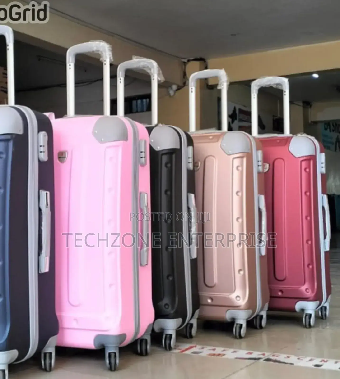Quality 3 in 1 Fibre Travel Suitcase Trolley Bag
