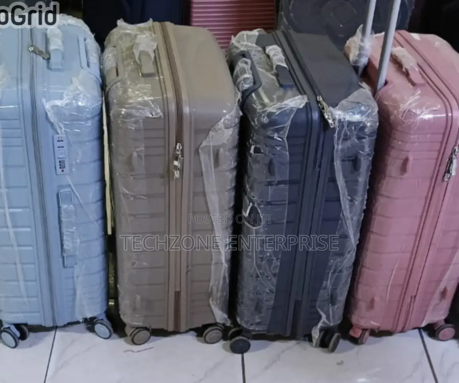3 in 1 Executive Rubber Suitcase Luggage Bag With Wheels