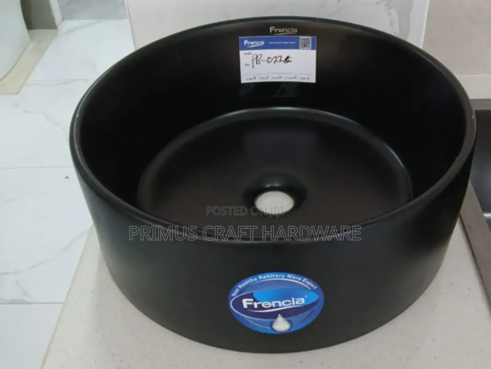 Hand Wash Countertop Basin (Color Black)