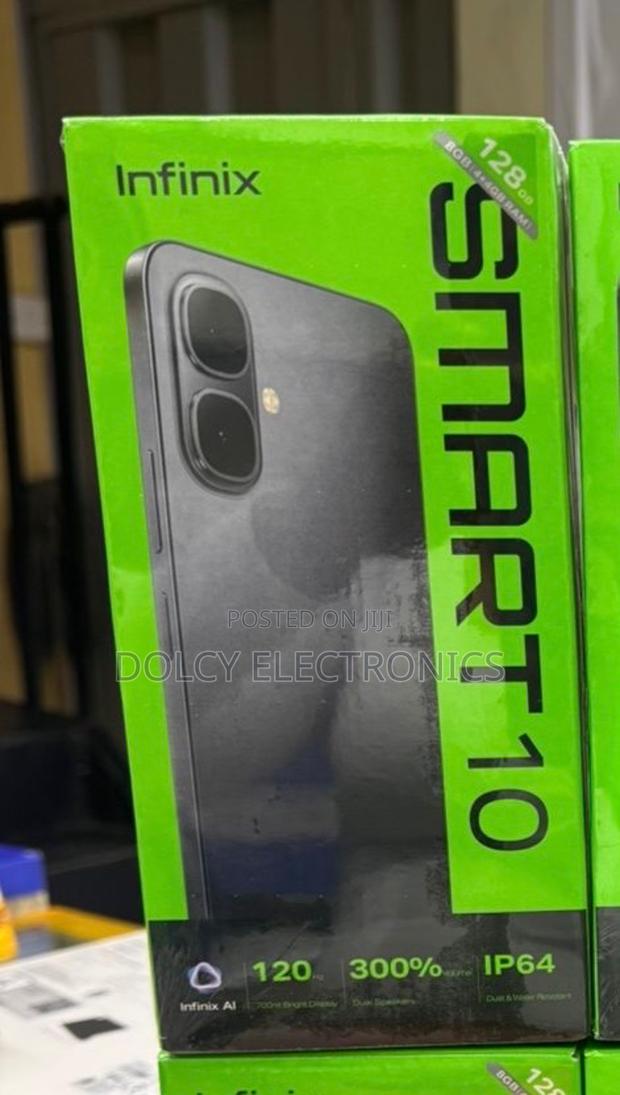 New Infinix Smart 10 128 GB Black - main view