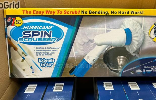 Electric Spin Scrubber Cordless 3 Brush Heads