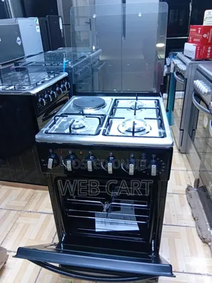 Volsmart 3+1 Gas Cooker – 50x55 Cm With Oven