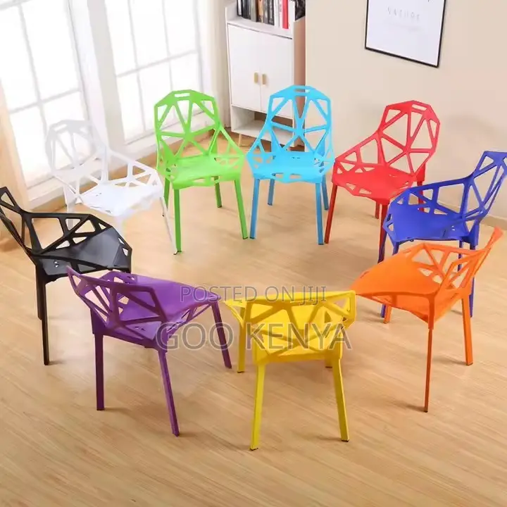Dining Chair ; Generic Modern Plastic Dining Chair