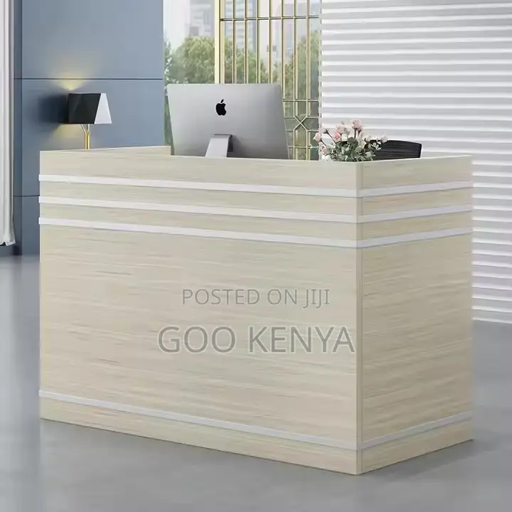 Reception Desk ; Modern White Wood Reception Desk