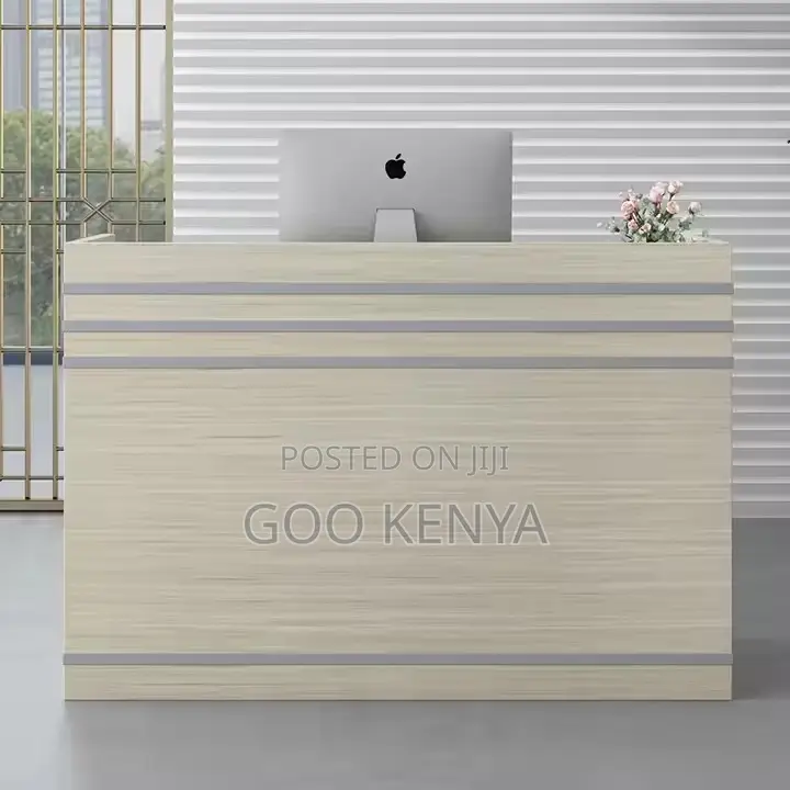 Reception Desk ; Modern White Wood Reception Desk