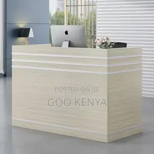 Reception Desk ; Modern White Wood Reception Desk