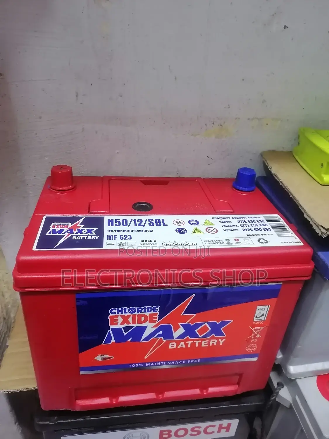 Chloride Exide Maxxi N50.12v/50ah Car Battery