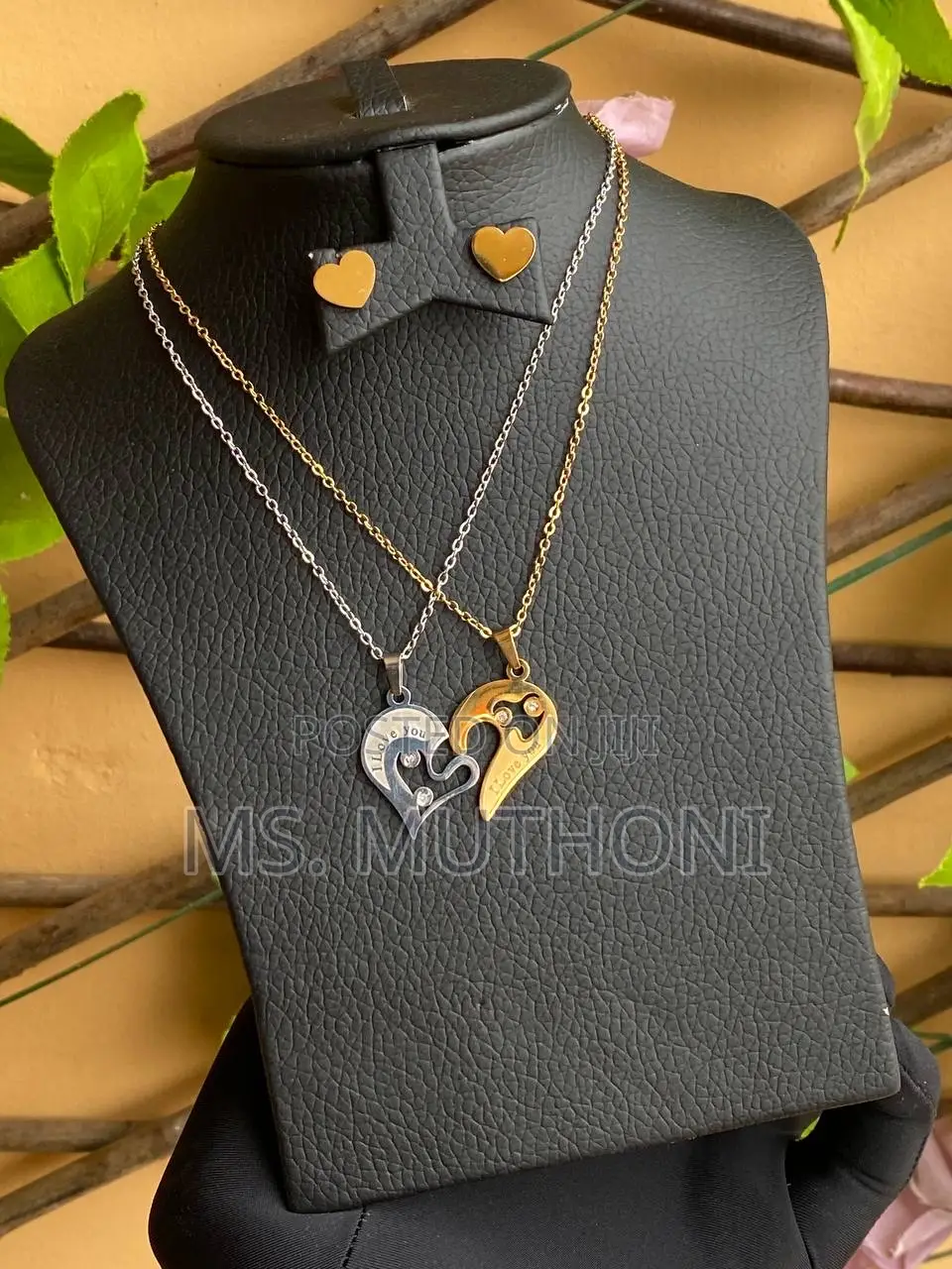 3 Pc Set Stainless Steel Jewellery Jewelry Box