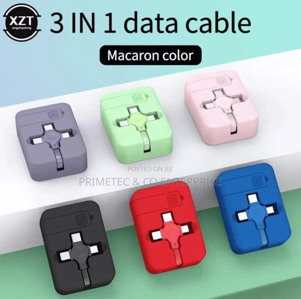 3 in 1 Portable Retractable Charger