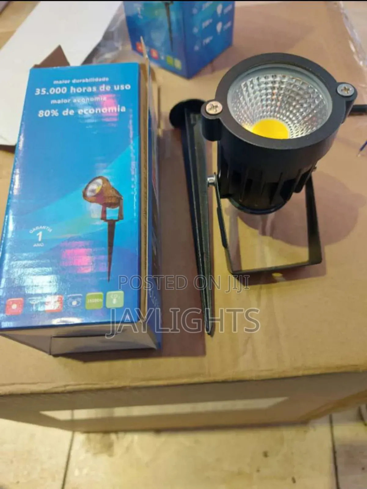 Landscape Spotlight Cob Garden Light Led Spike Outside