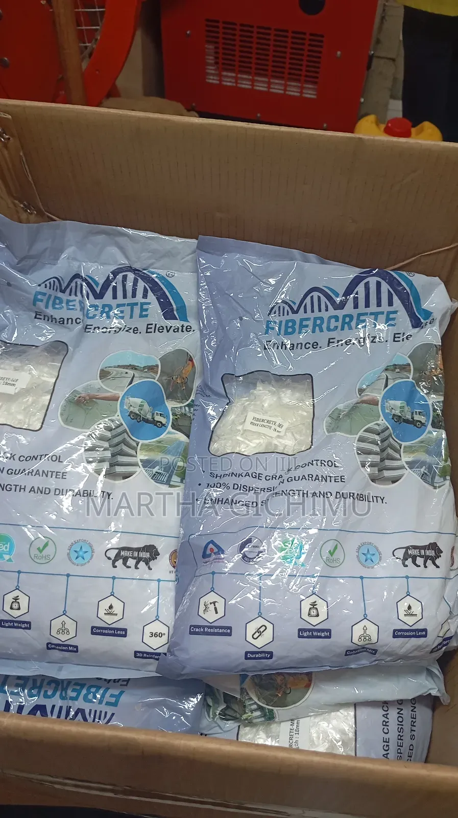 Fibercrete For Construction