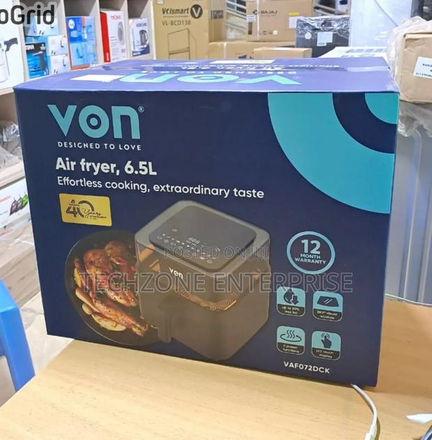 Von Vaf072dck Digital Air Fryer – 6.5l With Cool Handle 