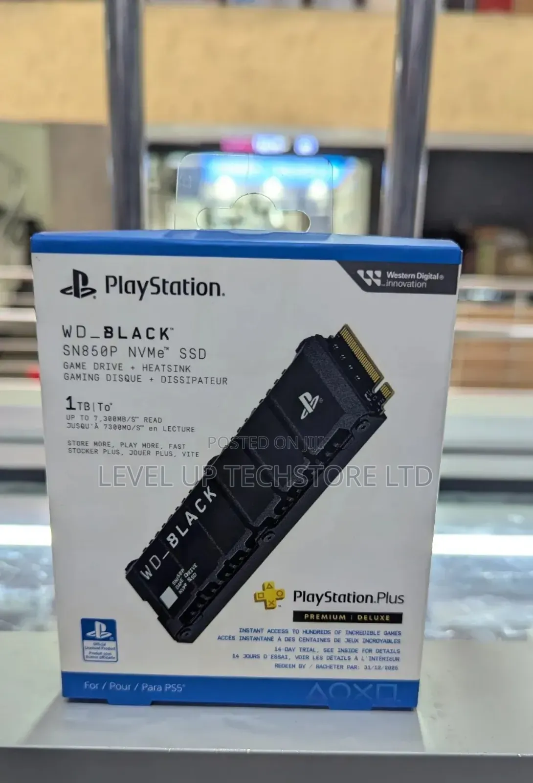 Ps5 1tb Expansion SSD Wd Black Sn850p Nvme With Heatsink