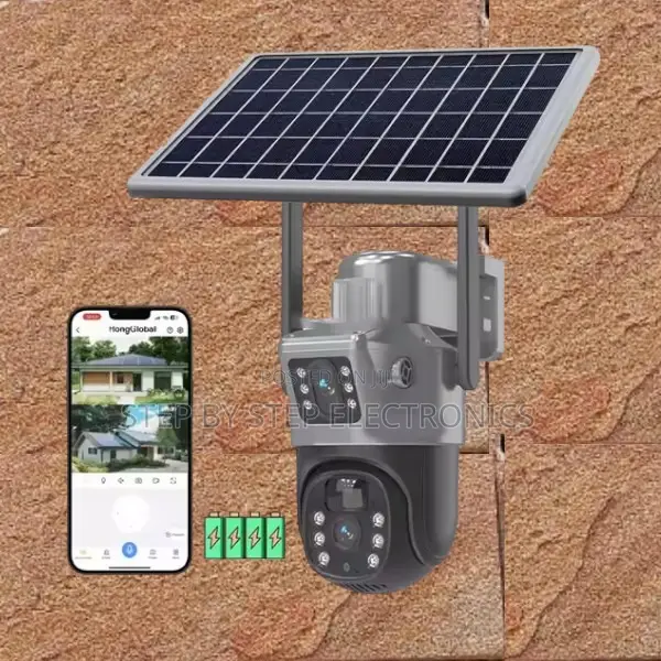 Auto-Tracking Support 4g PTZ Rotating Solar CCTV Camera