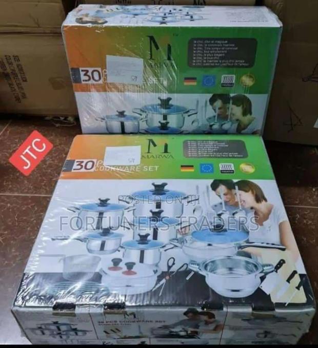 Marwa 30pcs Stainless Cookware Set - main view