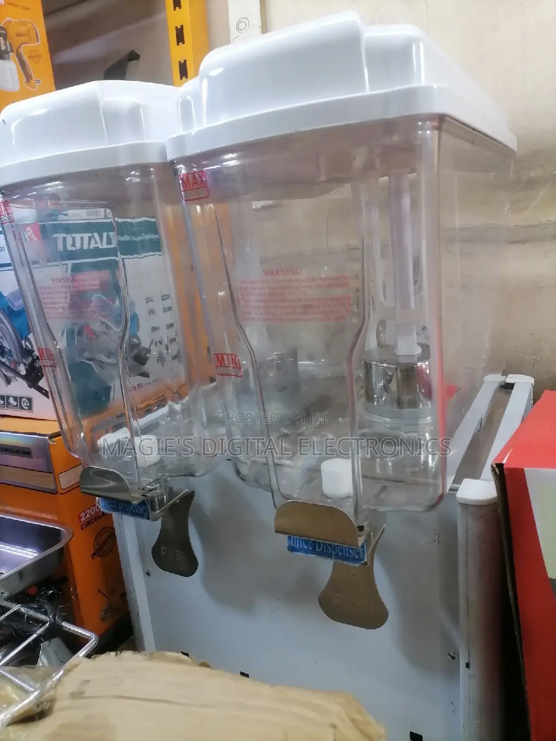 Highly Appreciated 2x18l Juice Dispenser