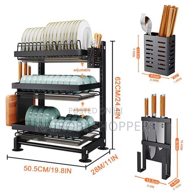 Dish Rack 2 Tier Heavy Duty - thumbnail 2