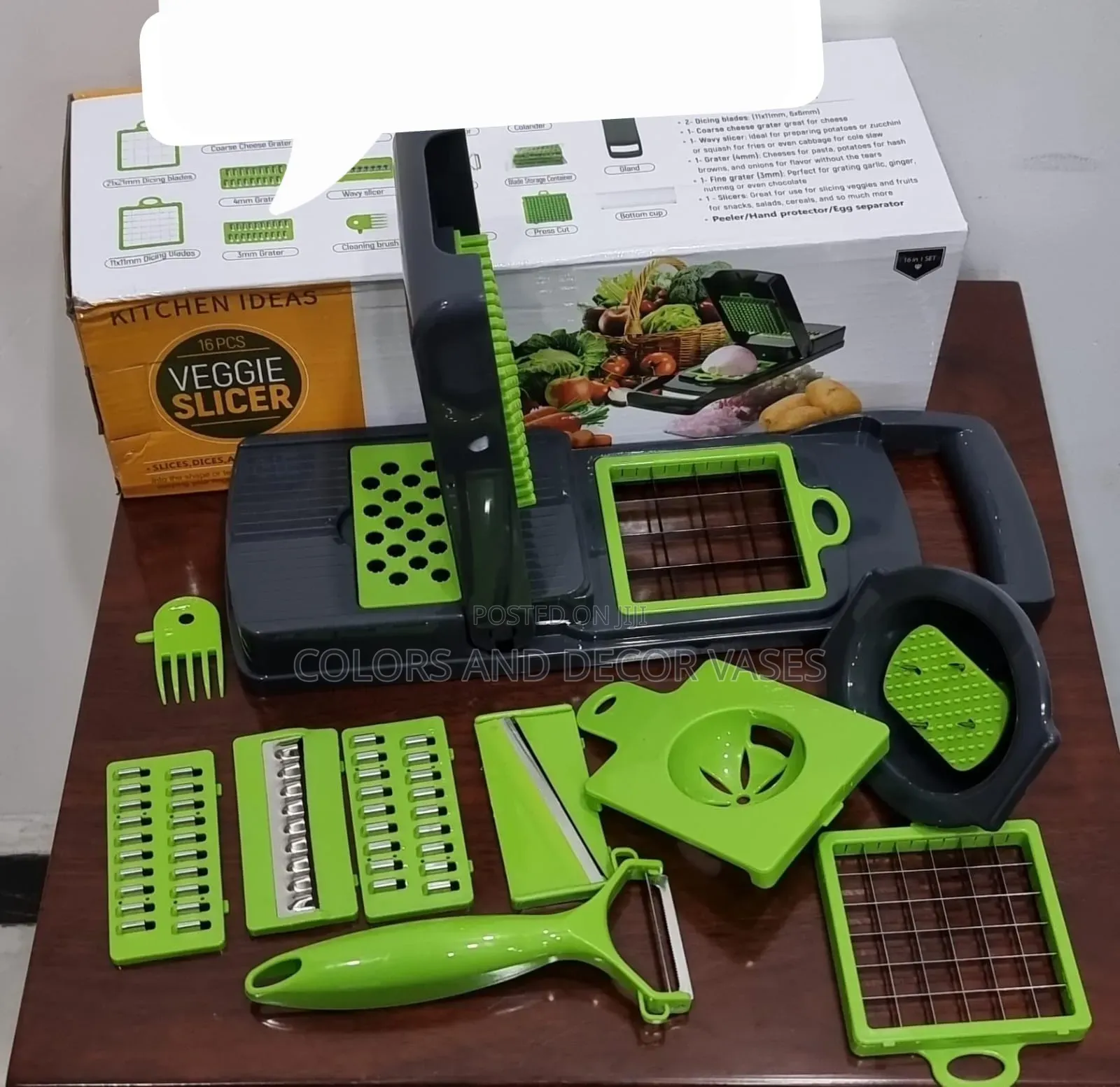 16pc Veggie Cutter Slicer Dicer Chopper Now Available