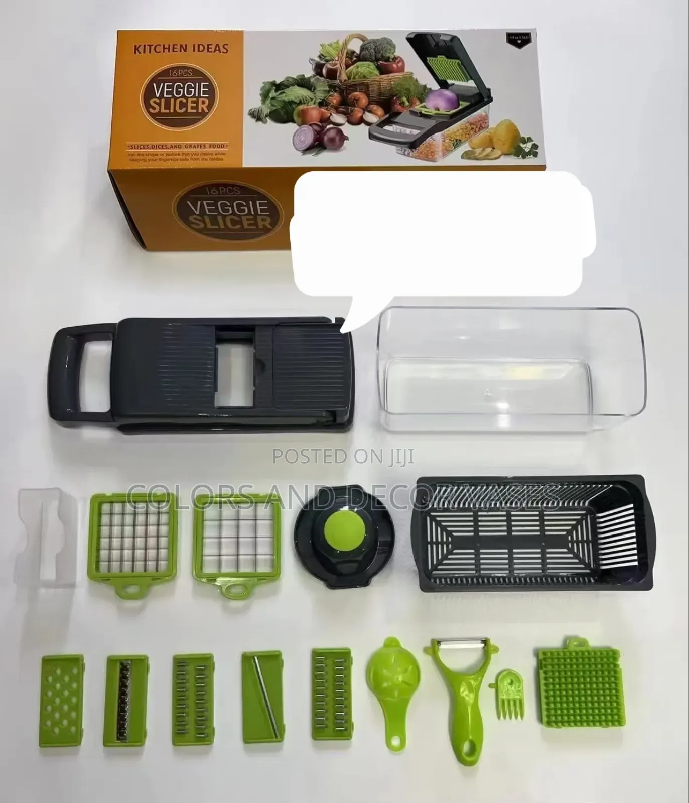 16pc Veggie Cutter Slicer Dicer Chopper Now Available