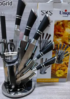 Generic Germany Stainless Steel Unique Knife Set 9pcs