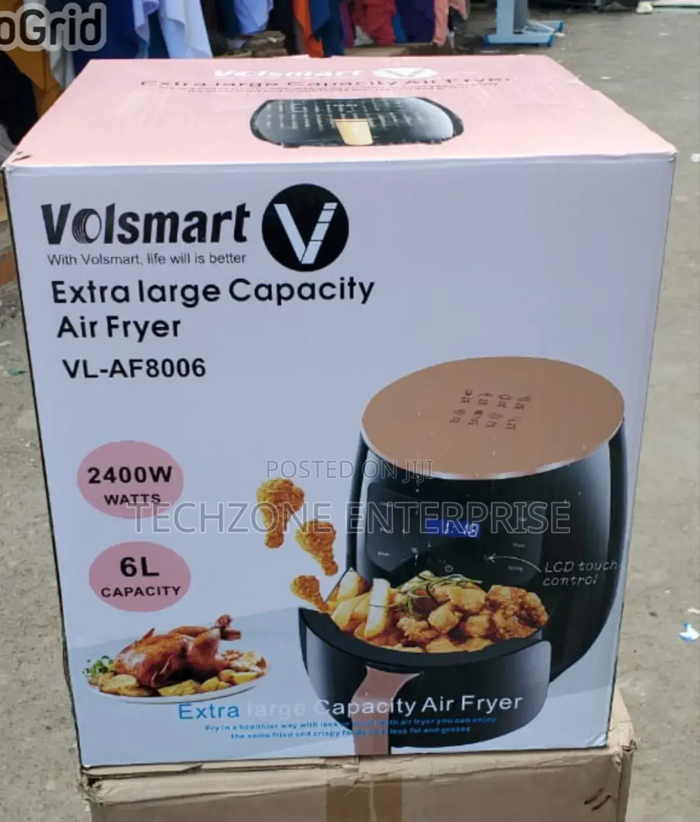 Volsmart (Vl-Af8006) Large Capacity 6 Litre Air Fryer 
